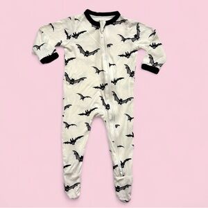 Kyte Baby Bat Print Bamboo Zippered Sleeper 3–6M